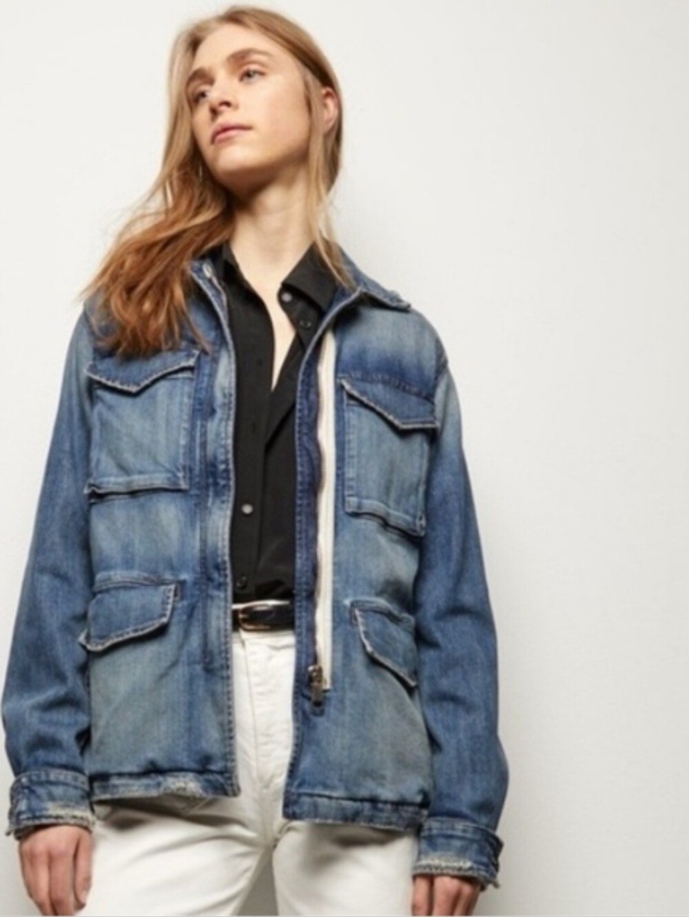 Nili Lotan Wren Jacketin Tribeca Wash. Size S